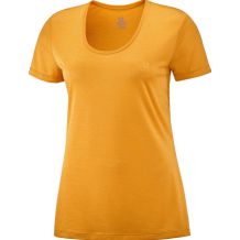 Nowa koszulka damska Salomon Agile Blaze Citrus, rozmiar L