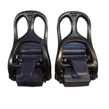 KOMPLET POMPEK DO WIĄZAŃ NITRO TOE ALU BLACK/DARK PURPLE BUCKLE ONE SIZE