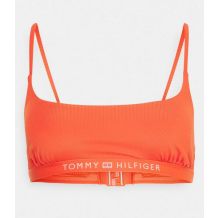 STANIK KĄPIELOWY TOMMY HILFIGER BRALETTE DEEP ORANGE ROZMIAR S