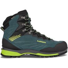 NOWE MĘSKIE BUTY LOWA CADIN II GTX MID STEEL BLUE/LIME ROZMIAR 41,5/MP 260MM