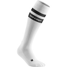 DAMSKIE SKARPETY CEP 80'S COMPRESSION SOCKS WOMEN WHITE/BLACK ROZMIAR IV