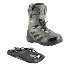 ZESTAW - NOWE BUTY SNOWBOARDOWE NITRO SELECT CLICKER CHARCOAL ROZMIAR 46 - 30.5CM + WIĄZANIA CLICKER 