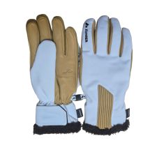 NOWE DAMSKIE RĘKAWICE NARCIARSKIE ZANIER LECH STX WHITE/BEIGE ROZMIAR 7