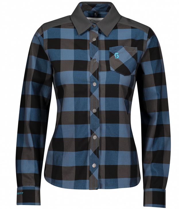 Nowa koszula damska Scott Shirt Trail Flow Breez Blue, rozmiar S