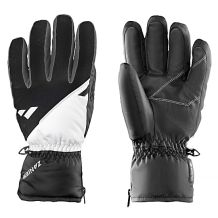RĘKAWICE NARCIARSKIE ZANIER RAURIS GTX JUNIOR BLACK/WHITE ROZMIAR 5,5