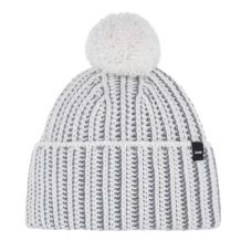 NOWA CZAPKA EISBAR RONDA POMPON MU WHITE/GREY 50% MERINO
