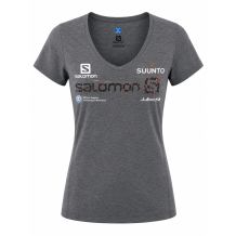 Nowa damska koszulka Salomon Elevate Medium Grey, rozmiar XS