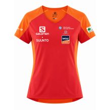 Nowa damska koszulka Salomon Trail Runner Nectarine, rozmiar XS