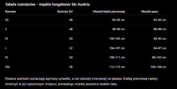 Nowa bluza Ski Austria Langarmshirt White Red, rozmiar XL