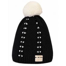 NOWA CZAPKA ZIMOWA SKI AUSTRIA POMPON BEANIE DARK NAVY/WHITE WEŁNA
