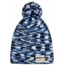 NOWA CZAPKA ZIMOWA SKI AUSTRIA POMPON BEANIE BLACK/BLUE/WHITE WEŁNA