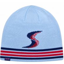 NOWA CZAPKA ZIMOWA SKI AUSTRIA BEANIE LIGHT BLUE WEŁNA