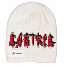 NOWA CZAPKA ZIMOWA SKI AUSTRIA OFFWHITE WEŁNA
