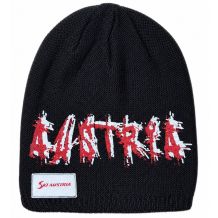 NOWA CZAPKA ZIMOWA SKI AUSTRIA BLACK WEŁNA