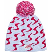 NOWA CZAPKA ZIMOWA SKI AUSTRIA POMPON BEANIE GRAY/RED WEŁNA