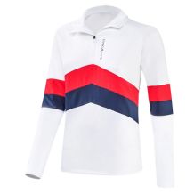 Nowa damska koszulka Longsleeve Black Crevice Skirolli Zip White, rozmiar 44