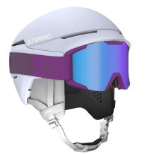 POWYSTAWOWY KASK NARCIARSKI + GOOGLE (ZESTAW) ATOMIC NOMAD COMBO SET LIGHT GREY ROZMIAR L (59-63 CM)