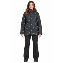 NOWA DAMSKA KURTKA SNOWBOARDOWA NITRO MAKE BELIEVE JACKET BLACK PIN STRIPE PRINT ROZMIAR S