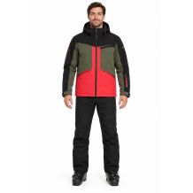 NOWA MĘSKA KURTKA NARCIARSKA KILLTEC MN SKI JACKET ISAT DARK OLIVE/RED ROZMIAR XXL