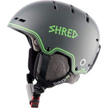 NOWY KASK NARCIARSKI SHRED BUMPER NOSHOCK BIGSHOW GREY-GREEN CHARCOAL ROZMIAR M (54-57.5 CM)