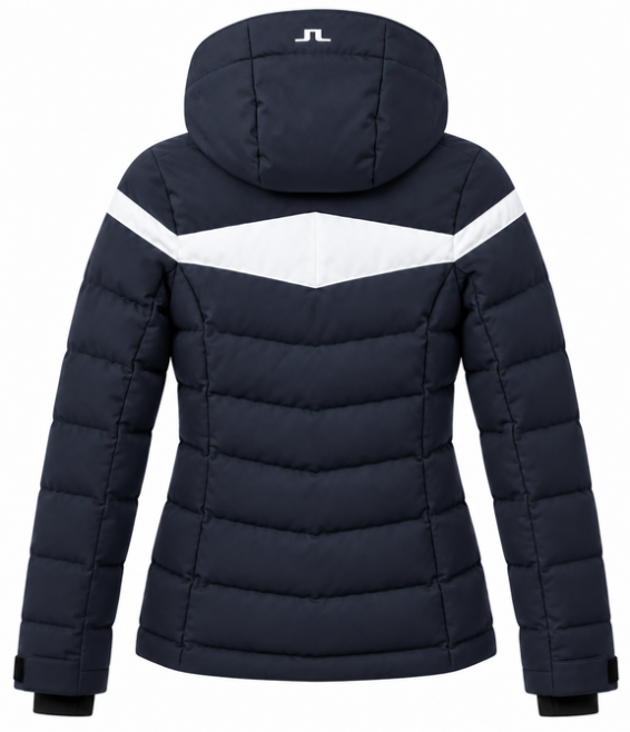 NOWA DAMSKA KURTKA J.LINDEBERG W CRILLON DOWN BLACK ROZMIAR 20K XS