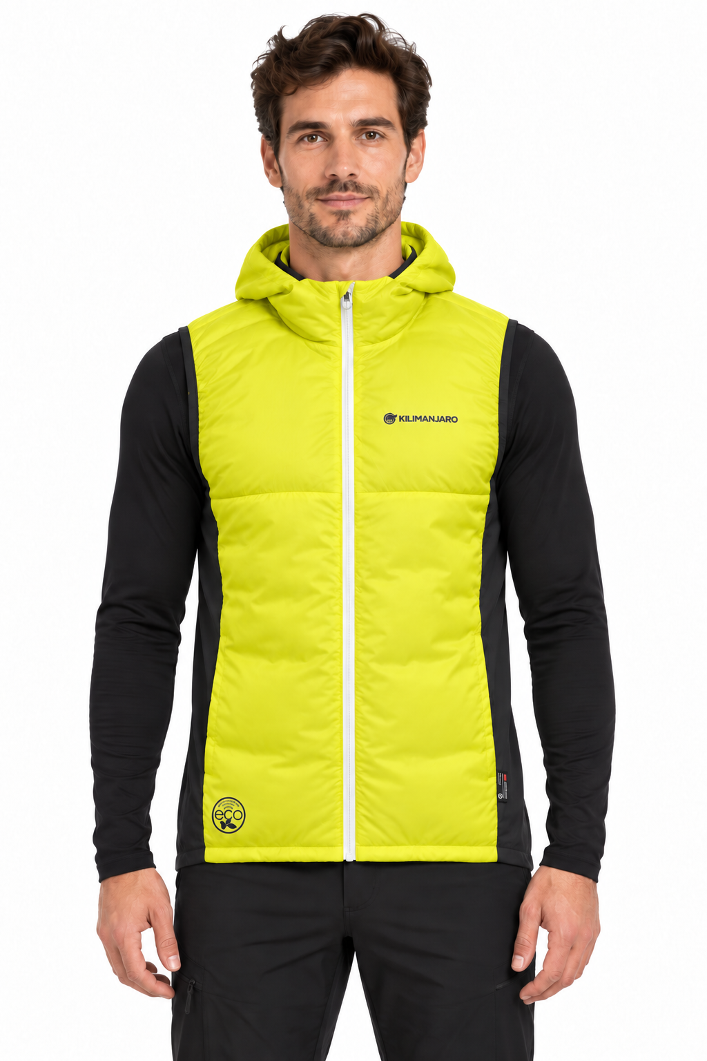 NOWA MĘSKA KAMIZELKA KILIMANJARO PLUS CAROSO VEST 3M THINSULATE LIME/GRAPHITE ROZMIAR S