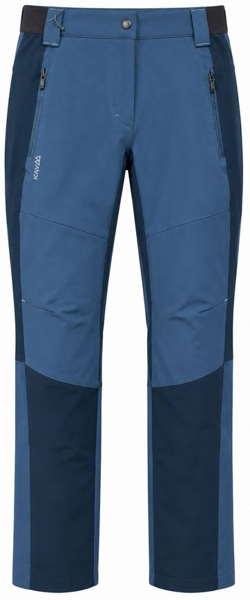 Nowe damskie spodnie Kaymountain Bernina Pant Thermo Hybrid Mid Blue, rozmiar 38