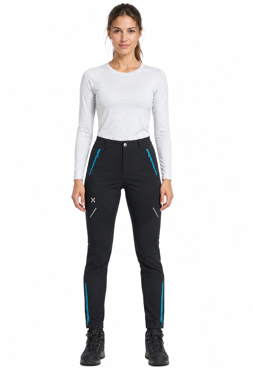 NOWE DAMSKIE SPODNIE TREKKING/SKITOUR MONTURA TRACE PANT BLACK ROZMIAR XL