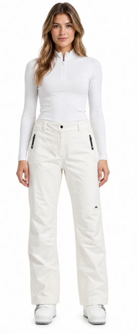 NOWE DAMSKIE SPODNIE J.LINDEBERG ISELLA SKI PANT X-OSPHERE WHITE ROZMIAR XL