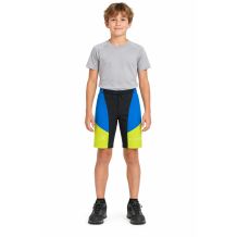NOWE DZIECIĘCE SPODENKI MONTURA COLOR BLOCK BERMUDA KIDS BLUE/LIME ROZMIAR 145CM (10 LAT)