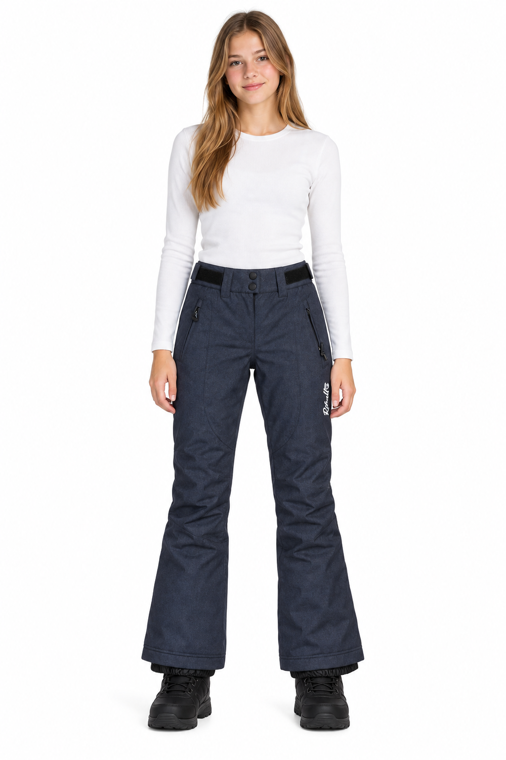 NOWE DZIECIĘCE SPODNIE REHALL VERA-R JR PANT BLUE JEANS ROZMIAR 140CM 20K/20K