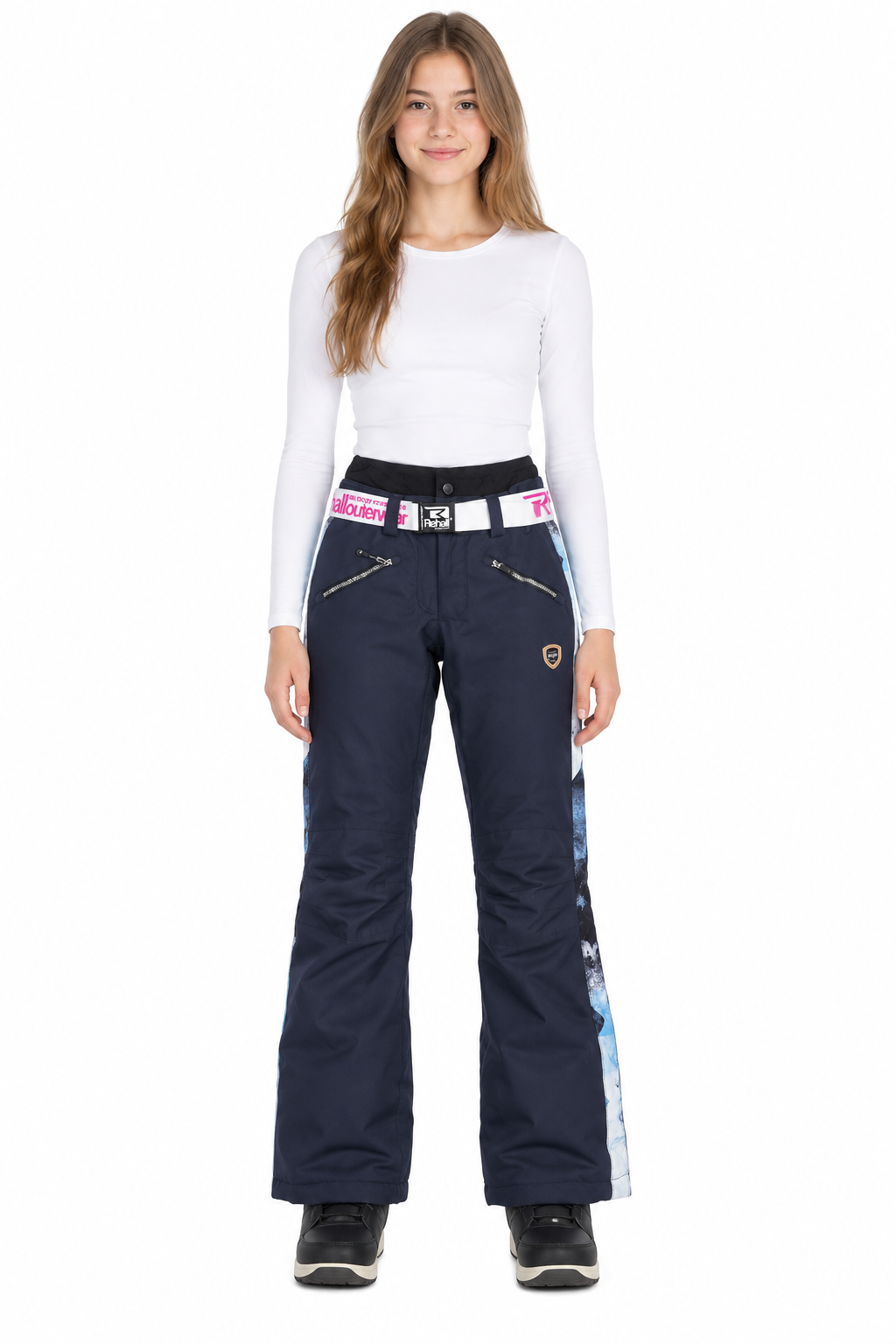 NOWE DZIEWCZĘCE SPODNIE REHALL LATOYA-R JR PANT NAVY ROZMIAR 164CM