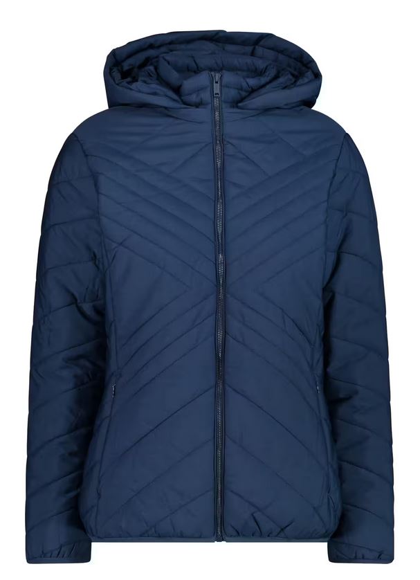 Nowa damska kurtka CMP Jacket Snaps Hood Blue, rozmiar 36/XS