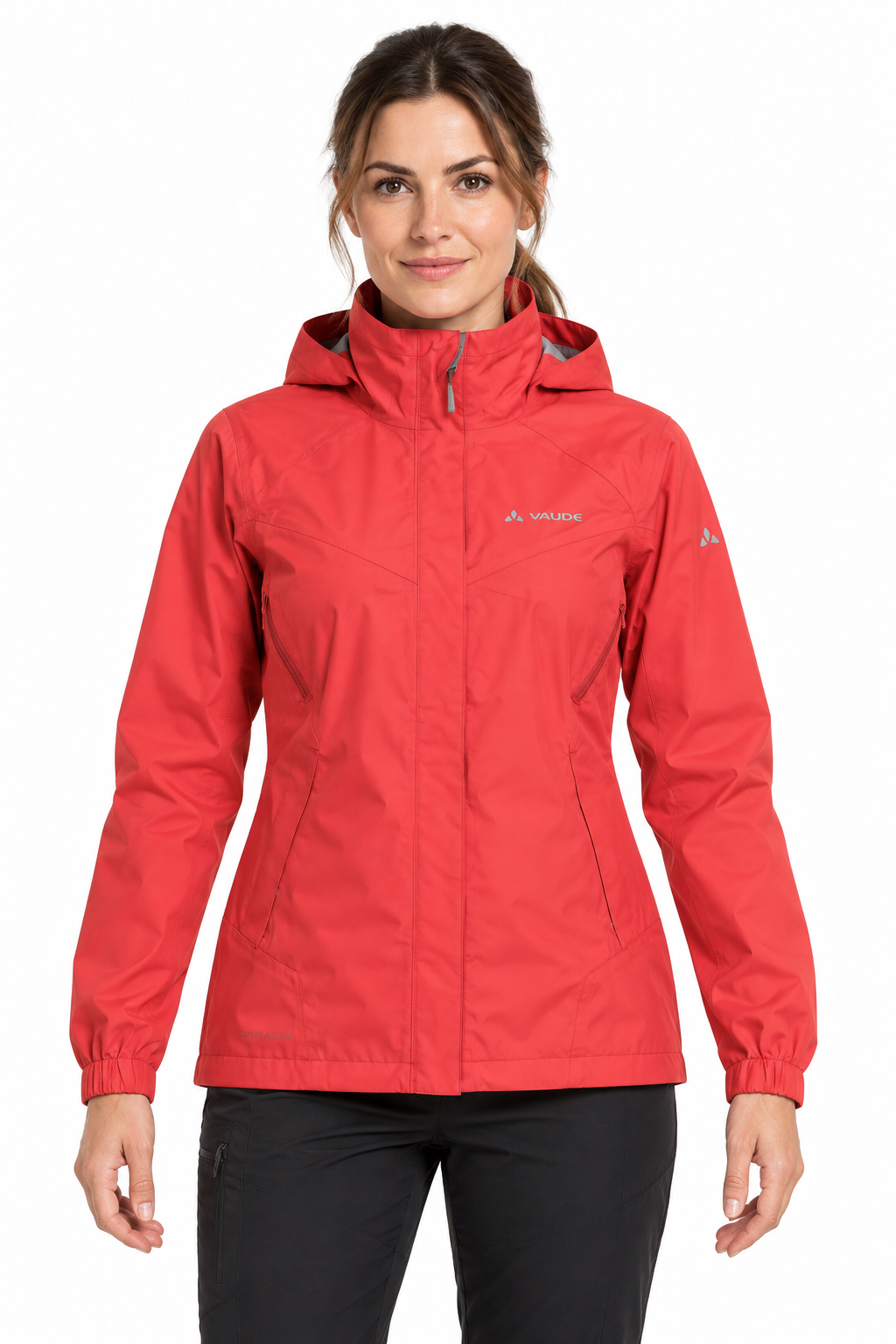 NOWA DAMSKA KURTKA VAUDE ISEL 2L JACKET FLAME ROZMIAR 36/XS