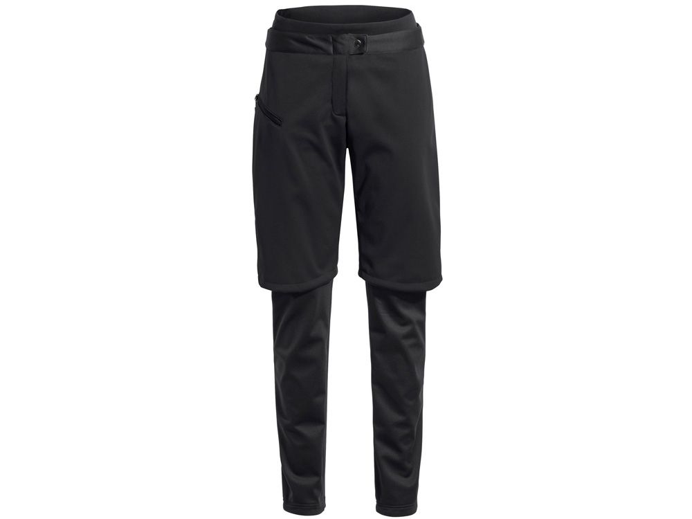 NOWE DAMSKIE SPODNIE MTB VAUDE WOMEN ALL YEAR MOAB 3 IN 1 PANTS BLACK ROZMIAR 38/S