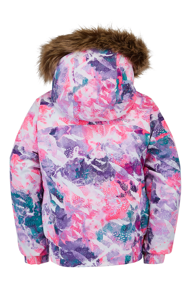 NOWA DZIEWCZĘCA KURTKA SPYDER BITSY LOLA DOWNHILL DOTS PRINT ROZMIAR 4 (NA 100CM)