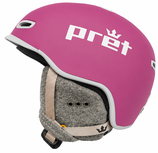 NOWY DAMSKI KASK NARCIARSKI PRET LYRIC PURPLE ROZMIAR M (55-59 CM)