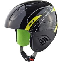 ALPINA CARAT BLACK GREEN NOWY DZIECIĘCY KASK NARCIARSKI ROZMIAR 48-52 CM <is>