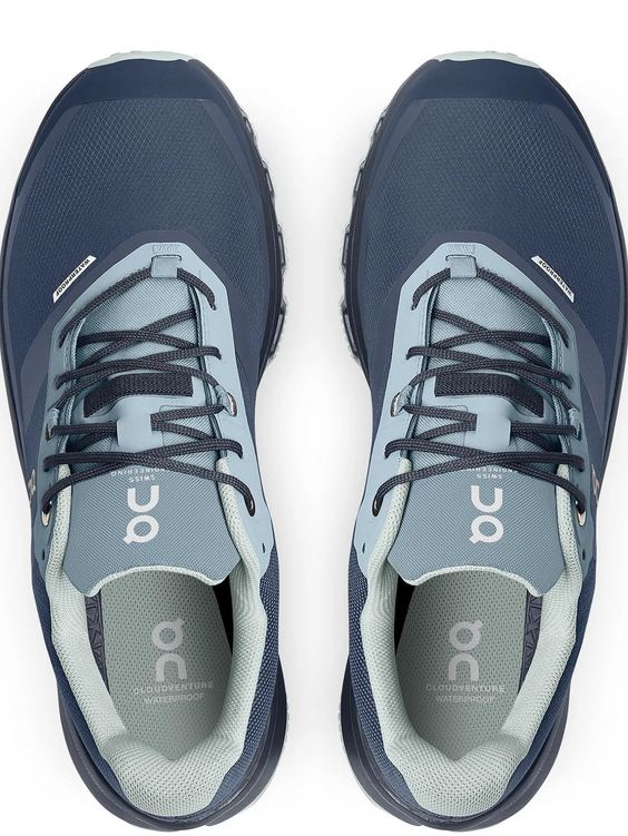 NOWE DAMSKIE BUTY ON RUNNING CLOUDVENTURE WATERPROOF DENIM/MIDNIGHT ROZMIAR 36,5 - 22,5CM - UK 3,5
