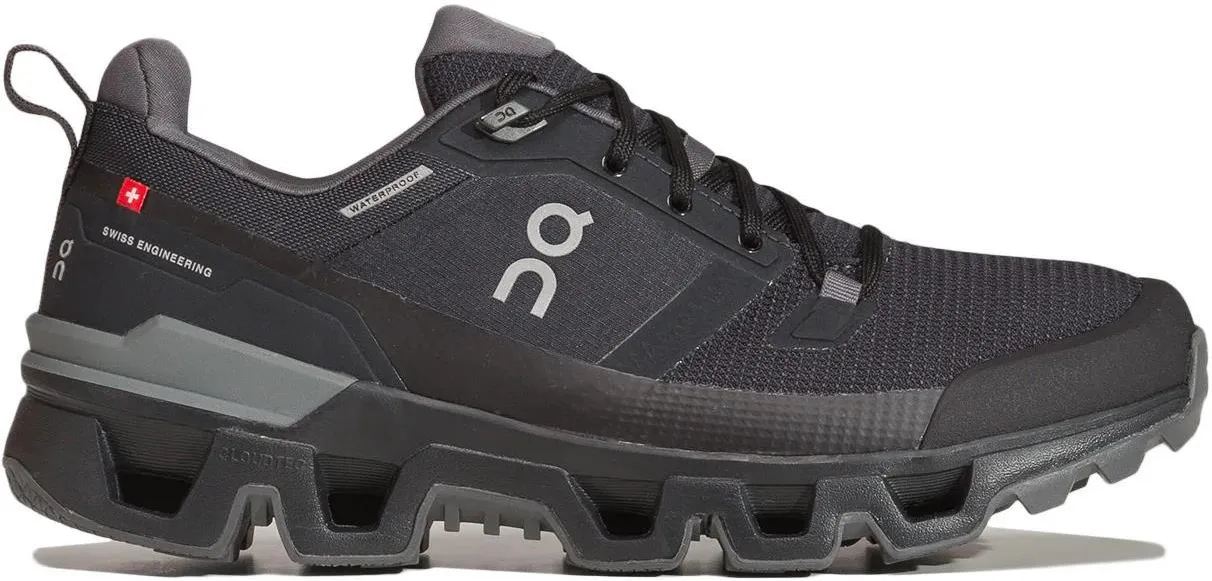 NOWE DAMSKIE BUTY ON RUNNING CLOUDWANDER WATERPROOF BLACK ROZMIAR 37 - 23CM - UK 4