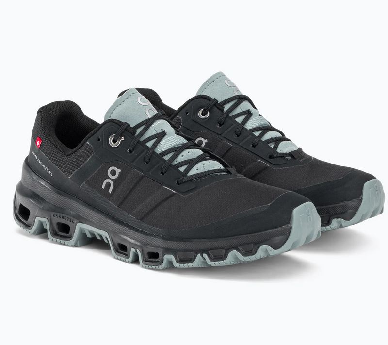 NOWE DAMSKIE BUTY ON RUNNING CLOUDVENTURE BLACK/COBALT ROZMIAR 36 - 22CM - UK 3