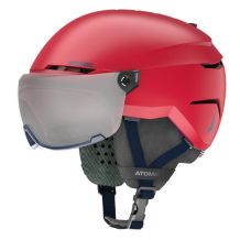 NOWY DZIECIĘCY KASK NARCIARSKI Z SZYBĄ ATOMIC SAVOR VISOR JR RED ROZMIAR XS (48-52 CM)