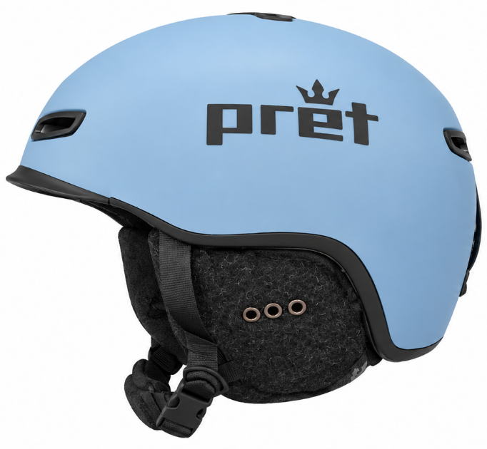 NOWY MĘSKI KASK NARCIARSKI PRET CYNIC BABY BLUE ROZMIAR L (59-62 CM)