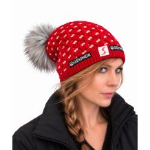 NOWA DAMSKA CZAPKA EISBAR GIESSWEIN SKI AUSTRIA ALPLIHORN BEANIE RED MERINO