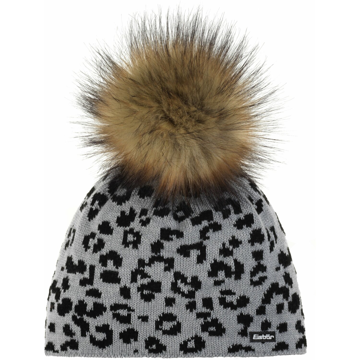 NOWA DAMSKA CZAPKA EISBAR LEORA LUX MU LIGHT GREY/BLACK