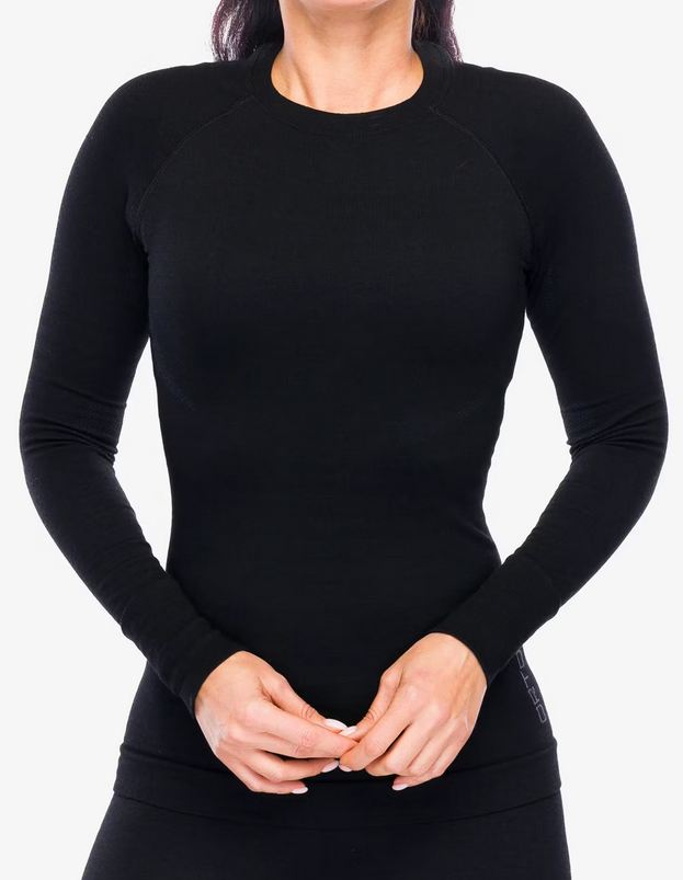 NOWA DAMSKA KOSZULKA TERMOAKTYWNA ORTOVOX 230 MERINO COMPETITION LS BLACK ROZMIAR XL