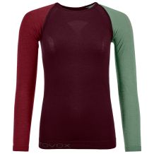 NOWA DAMSKA KOSZULKA TERMOAKTYWNA ORTOVOX 120 MERINO COMPETITION LIGHT LS DARK WINE ROZMIAR XL