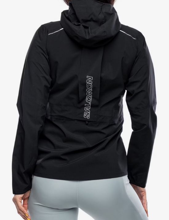 NOWA DAMSKA KURTKA SALOMON BONATTI TRAIL JACKET DEEP BLACK ROZMIAR M