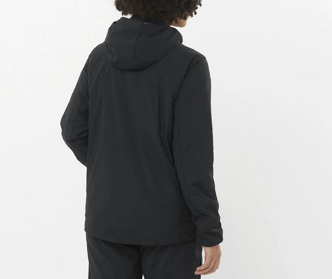 NOWA DAMSKA KURTKA SALOMON MOUNTAIN FLEX JACKET HD W DEEP BLACK ROZMIAR M