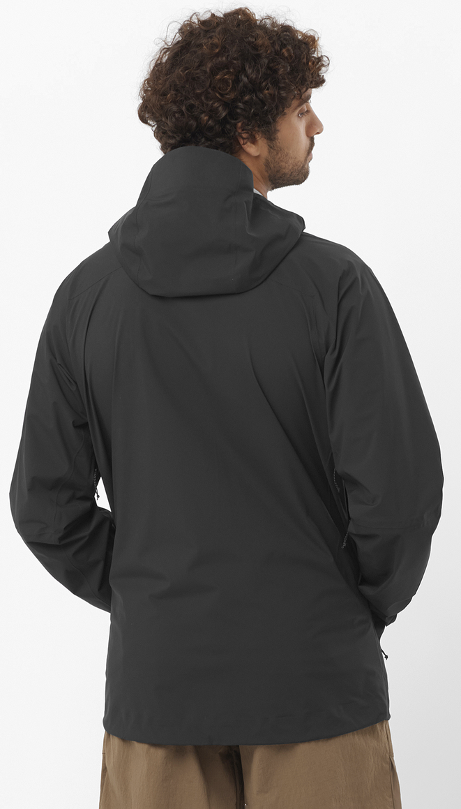 NOWA MĘSKA KURTKA SALOMON MODULAR 2.5L WP PRO JACKET DEEP BLACK ROZMIAR M